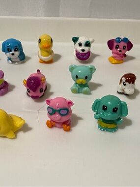 Squinkies Zinkies Lot of 24 Mini Animals